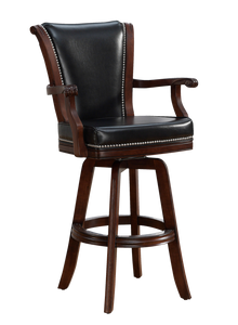 American Heritage Napoli Bar Height Stool - Suede