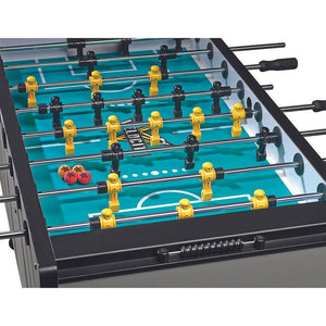 American Heritage Velocity 3-Goalie Foosball Table - Silver