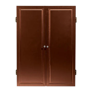 American Heritage Strafford Dartboard Cabinet - Old World Mahogany