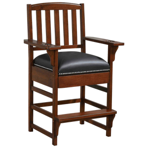 American Heritage King Chair - Suede