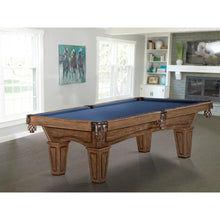 Brunswick Allenton Tapered Leg 8' Billiards Table in Rustic Dark Brown