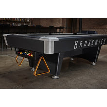 Brunswick Black Wolf Pro 9' Billiards Table Matte Black with Pocket