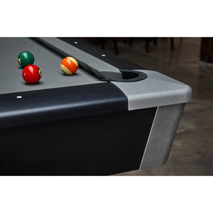 Brunswick Black Wolf Pro 9' Billiards Table Matte Black with Pocket