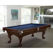Brunswick Allenton Ball & Claw Leg 8' Billiards Table in Espresso