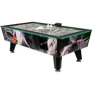 Great American - Coin Operated 8' Black Ice Air Hockey Table