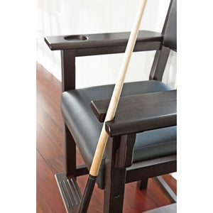 Venture Billiards - Traditional Player's Chair- Espresso- Options